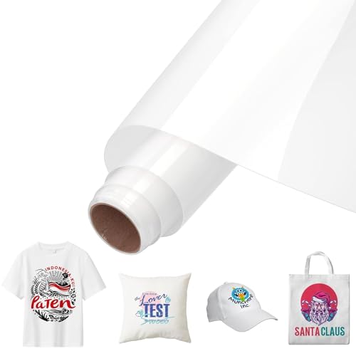 Bocguy Flexfolie für Sublimation, 30.5cm x 152cm Matt Sublimationsfolie Waschbar & Lichtecht, Sublimations Vinyl für Sublimation Rohlinge, Flexfolie, Tumbler Sublimation, Sublimationspapier von Bocguy