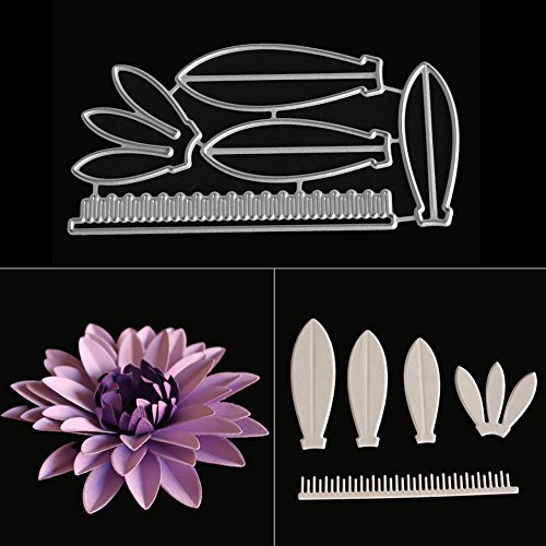 Bodhi2000® Metall-Stanzform mit Blütenblättern, Prägeschablone für Alben, Scrapbooking, Papierkarten, Kunsthandwerk von Bodhi2000