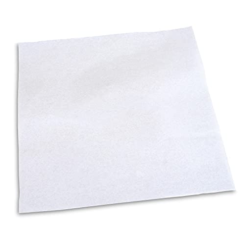 BodyMed® Kopfstützenpapier Seidenpapier Quadrate für Chiropraktik-Prüfungstisch oder Massagetisch – Weiß – 30,5 x 30,5 cm – ohne Nasenschlitz (1.000 Stück pro Box) von BodyMed