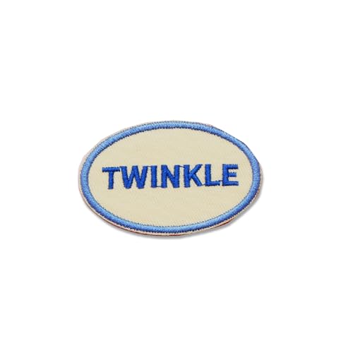 Twinkle Patch zum Aufbügeln/Aufnähen – voll bestickter cooler Aufnäher für DIY Jeans Kleidung Reparatur Hut Tasche Dekor oder Geburtstagsgeschenke von Boersma