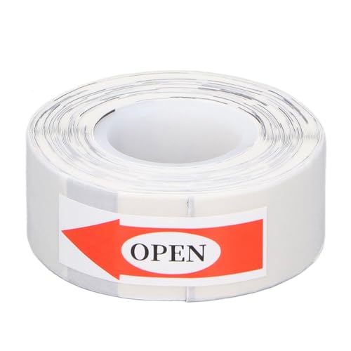 1 Rolle 200 Stück selbstklebende Thermopapier-Etiketten, transparenter tintenloser Druck, 14 x 30 mm, starker Schutz, für Kleidung, Lebensmitteletiketten, Aufbewahrungspreis von Bognajin