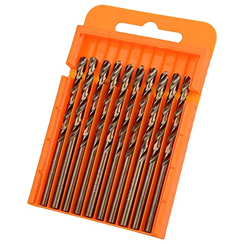 10pcs/Box High Speed Steel Drill Bits, Ground Cutting Edges, Fast Metal Drilling Tool, for Drill and Electric Drill, 4.0/4.2/4.5mm Diameter Options (4.2 10 pieces per box/fully ground 4341) von Bognajin