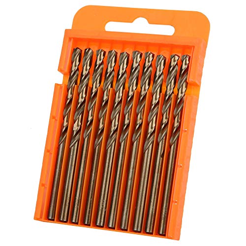 10pcs/Box High Speed Steel Drill Bits, Ground Cutting Edges, Fast Metal Drilling Tool, for Drill and Electric Drill, 4.0/4.2/4.5mm Diameter Options (4.5 10 pieces per box/full grind 4) von Bognajin