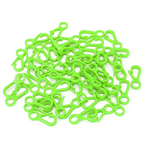 50pcs Plastic Lobster Clasps, mm Key Chain Clips Hooks, Smooth Opening Closure, Craft Accessory for Jewelry Pendants Bracelets Luggage Straps (50 pieces sold) von Bognajin