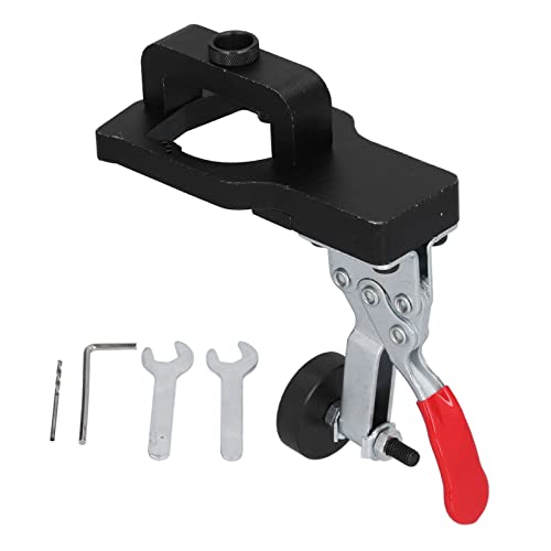 Scharnierschreiber für Holzbearbeitung, Loch -Puncher -Opener -Bohrhandbuch -Lokator -Kit, Handwerkzeuge, 35 mm, Aluminiumlegierungsmaterial, verstellbare Ränder, hervorragende von Bognajin