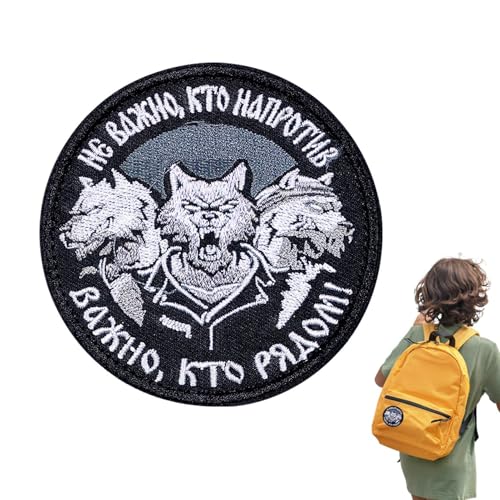 Bohany Abzeichen Stickereie, bestickter Stoff Patch | Selbstklebender Abzeichen Stickstoff Patch - Gurt Design Charmedekorationen für Hüte, Jacken, Hosen, Rucksäcke von Bohany