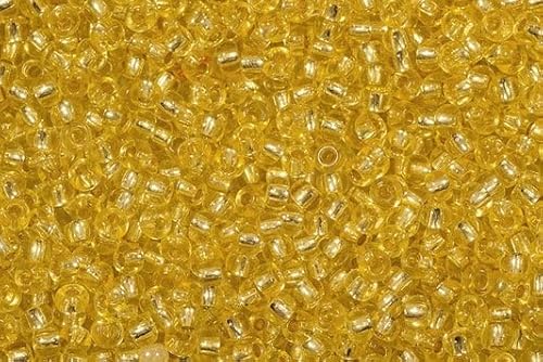 10 grams (approx. 900 pcs) Preciosa Ornela Seed Beads, Round Hole, Loose, 10/0, Gold (18286), Glass, Czech Republic von Bohemia Crystal Valley