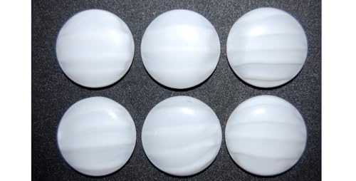 12 pcs Cabochon Round Flat Back, (), 24 mm, Glass, Czech Republic von Bohemia Crystal Valley