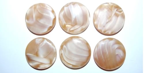 12 pcs Cabochon Round Flat Back, (), 24 mm, Glass, Czech Republic von Bohemia Crystal Valley