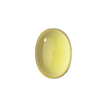 Oval Cabochons Flat Back Crystal Glass Stone 12 mm, Yellow 12 Transparent (80110), Czech Republic (Kristallglas-Strass) von Bohemia Crystal Valley