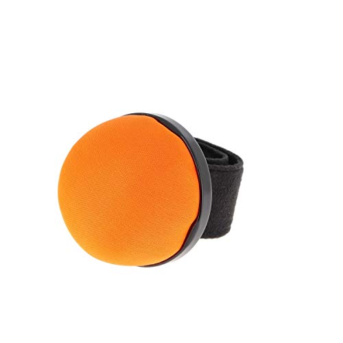 Nadelkissen mit flexiblem Armband von Bohin Farbe Neonorange von Bohin