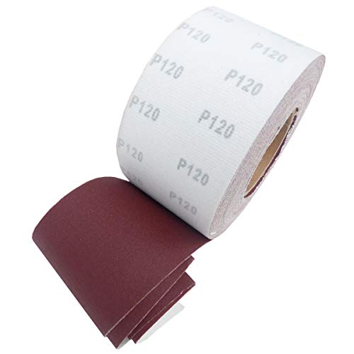 25m KLETT - Schleifpapier Rolle 93mm X 25m Korn P180 Schleifband Schleifrolle Rollenschleifpapier BOHRFUX von Bohrfux