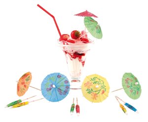 12 Stück Eisdekoration Schirmchen 12 Stück Eisdekoration Schirmchen von Boland