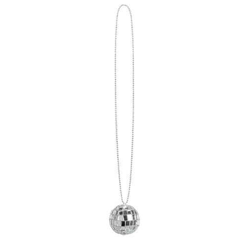Boland 00710 – Halskette Anhänger Disco Ball, Silber von Boland