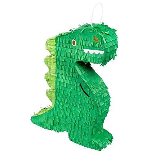 Boland 50064 - Pinata Dinosaurier, Größe 35 x 8,5 x 43 cm, Dino, Schlagpinata, Geburtstag, Mottoparty, Feier, Deko, Geschenke von Boland