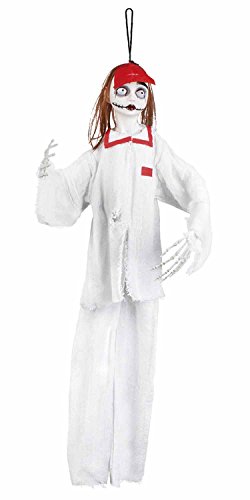 Boland 72114 - Dekoration Horror Krankenschwester, Halloween-Accessoire, Halloween-Party von Boland