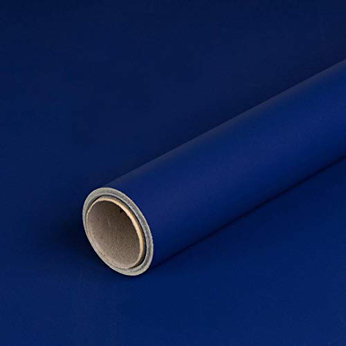 Geschenkpapier Blau und Silber zweiseitig, Geburtstagspapier, 0,7 x 10 m von Bolis