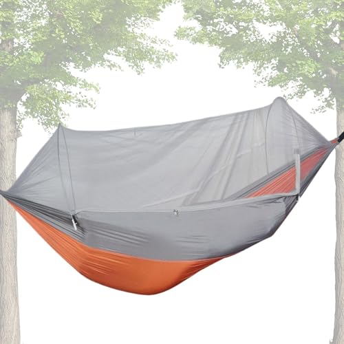 Bollisate Camping -Hängematten für Erwachsene, Rucksackhängematte - Tragbare Hängematte mit Gnat Net,Automatische Setup Camping Shelter 9x5ft für Outdoor -Aktivitäten von Bollisate