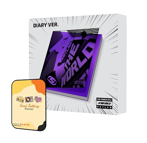 ATEEZ THE WORLD EP.2 : OUTLAW Album [Diary VER.]+Pre Order Benefits+BolsVos Exclusive K-POP Inspired Digital Merches (Goal Setting Planner, Sticker Pack) von BolsVos