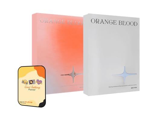 ENHYPEN ORANGE BLOOD Album [Random ver.]+Pre Order Benefits+BolsVos Exclusive K-POP Inspired Digital Merches (Goal Setting Planner, Sticker Pack) von BolsVos