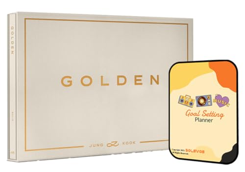 Jung Kook (BTS) Album - GOLDEN SOLID+Pre Order Benefits+BolsVos Exclusive K-POP Inspired Digital Planner, Sticker Pack for Social Media von BolsVos