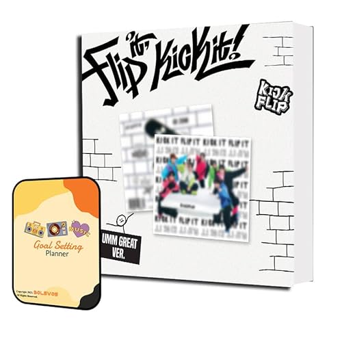 KickFlip Flip it, Kick it! Album [Digipack (UMM GREAT ver.)]+Pre Order Benefits+BolsVos Exclusive K-POP Inspired Digital Merches von BolsVos