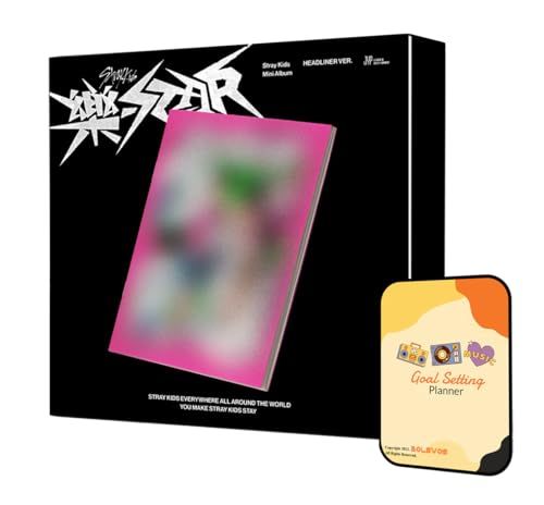 Stray Kids STAR (HEADLINER VER.) Album [Headliner Ver.]+Pre Order Benefits+BolsVos Exclusive K-POP Inspired Digital Merches (Goal Setting Planner, Sticker Pack) von BolsVos