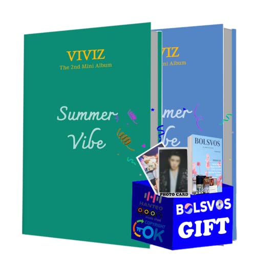 VIVIZ - Summer Vibe [F+R Full Set ver.] (2nd Mini Album) 2 Albums+Pre Order Limited Benefits+BolsVos K-POP eBook (21p), Photocards von BolsVos