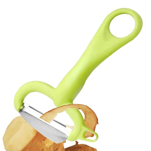 BommFu Küchenschäler,Gemüseschäler | Kitchen Aid Edelstahl-Gemüseschäler,Küchenhelfer Kartoffelschäler, Kartoffelschäler, ergonomisch, langlebig für Äpfel, Gurken von BommFu