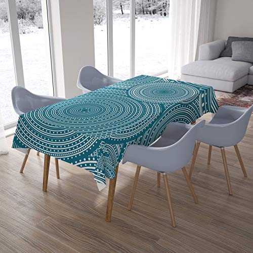 Le Jardin du Lin Kitchen Decoration, Tablecloth, 140cm x 200cm - Designed and Manufactured in Turkey von Bonamaison