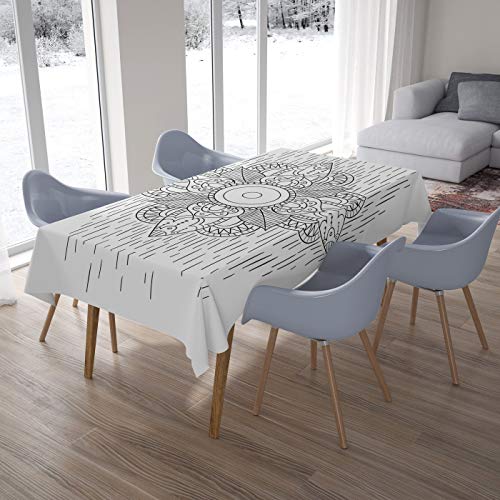 Le Jardin du Lin Kitchen Decoration, Tablecloth, 140cm x 200cm - Designed and Manufactured in Turkey von Le Jardin du Lin