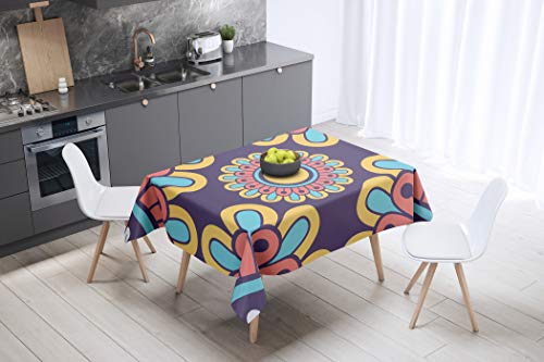Le Jardin du Lin Tischdecke, 145 x 145 cm, entworfen und hergestellt in der Türkei Le Jardin du Lin Tischdecke, 145 x 145 cm, entworfen und hergestellt in der Türkei von Bonamaison