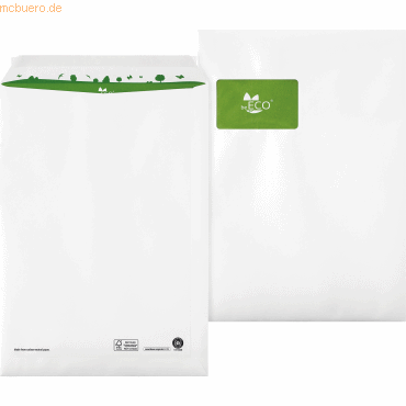 Bong Versandtasche beECO 05470161 C4 100g mit Fenster haftklebend weiß Bong Versandtasche beECO 05470161 C4 100g mit Fenster haftklebend weiß von Bong