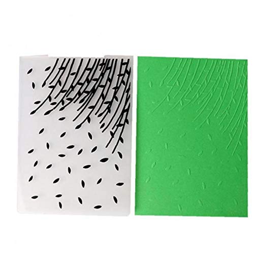 Bongles 6-Art-Plastik Embossing Folder Schablone DIY Scrapbook Fotoalbum Karte, Die Dekoration Craft von Bongles