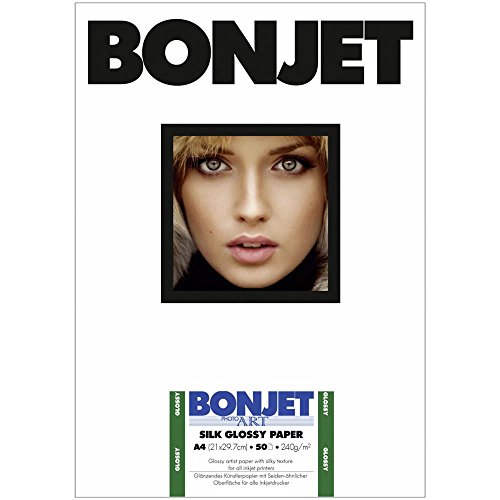 Bonjet Silk Glossy Papier A 4 240 g 50 Blatt BJ4SGP240 von Bonjet