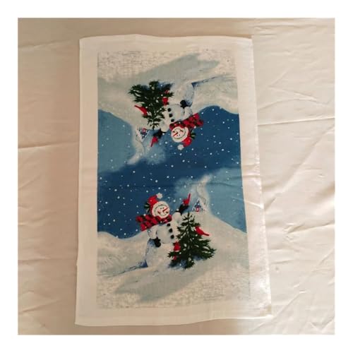 BooeDareno Geschirrtuch mit Weihnachtsmotiv, 41 x 65 cm, Baumwolle, weich, saugfähig, Küchenreinigungstuch, 2 Stück (Stil 10) von BooeDareno