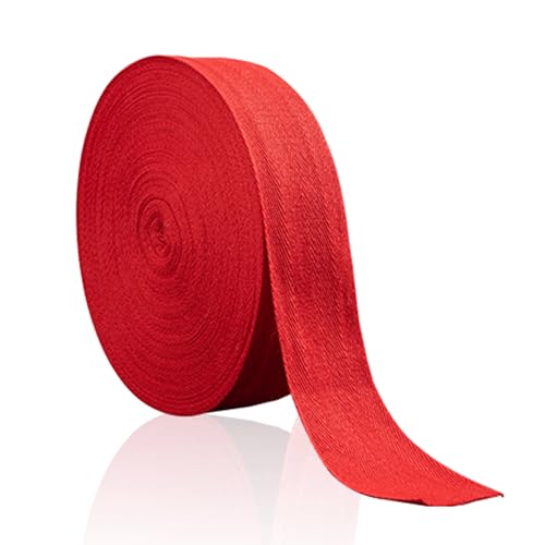 Baumwoll Schrägband 25mm 50m Weiß/Schwarz/Natur Weiß/Rot/Lila Einfassband Baumwolle Nahtband Natur Baumwollschrägband mit Fischgrätenstich für Wimpelkette Schneidern Schürze Craft Nähen von BornFeel