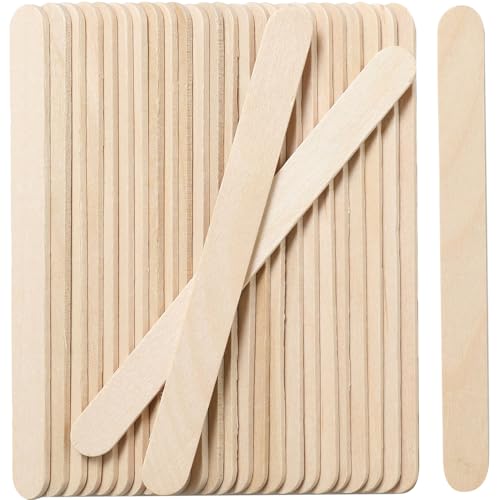 Borogo 100 Stück Bastelstäbchen, Eisstäbchen, 11,4 cm, Naturholz, Eis am Stiel, Bastelstäbchen, Leckerli-Sticks für DIY Handwerk Borogo 100 Stück Bastelstäbchen, Eisstäbchen, 11,4 cm, Naturholz, Eis am Stiel, Bastelstäbchen, Leckerli-Sticks für DIY Handwerk von Borogo