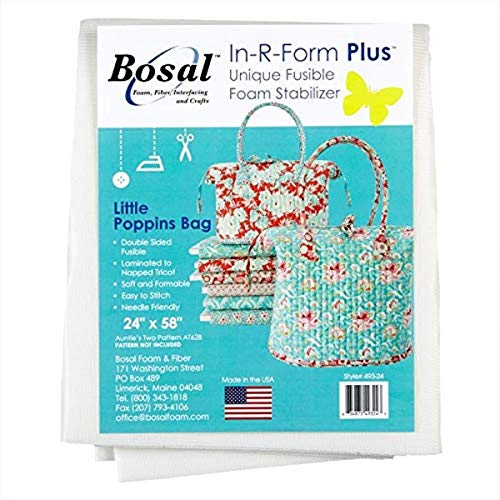 Bosal 0621434 R-Form Double Sided Fusible 58'' Foam Stabilizer Stoff, Textil, Weiß, Each von Bosal