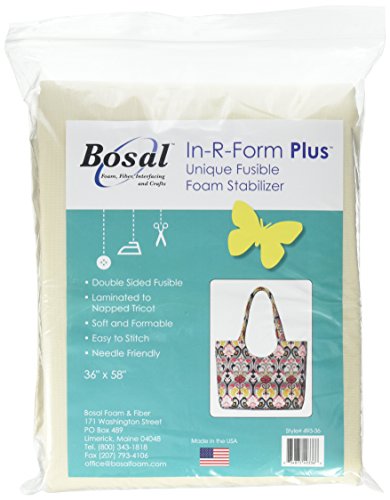 Bosal IN-R-Form, beidseitig aufbügelbar Kurzwaren, Polyester, Weiß, 147 x 91 x 0,5 cm, 1 Einheiten von Bosal