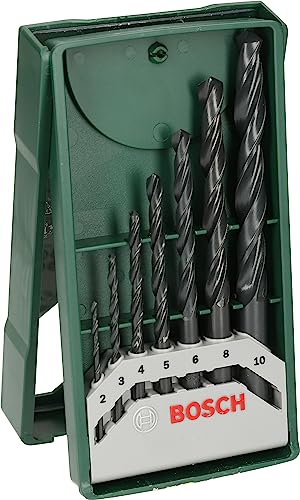 Bosch 7tlg. Mini-X-Line Metallbohrer-Set (Zubehör für Bohrmaschinen) von Bosch