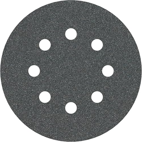 Bosch 5x PRO Plastic and Hard Stone F355 Schleifscheibe (für Beton, Harter Stein, Ø mm, Körnung 100, Professional Zubehör Exzenterschleifer) von Bosch