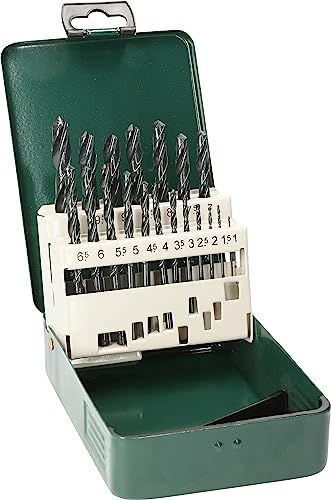 Bosch Metallbohrer Set HSS-R (Für Eisen, 19 tlg, Unlegierten Stahl, Nichteisenmetalle, Grauguss, Zubehör Bohrmaschine), One size von Bosch