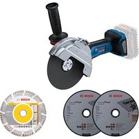 AKTION: BOSCH Professional GWS 18V-180 P Akku-Winkelschleifer-Set 18,0 V, ohne Akku mit Prämie nach Registrierung von Bosch Professional