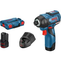 BOSCH Professional GDR 12V-110 Akku-Drehschlagschrauber-Set 12,0 V, mit 2 Akkus von Bosch Professional