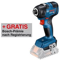 AKTION: BOSCH Professional GDR 18V-200 Akku-Drehschlagschrauber 18,0 V, ohne Akku mit Prämie nach Registrierung von Bosch Professional