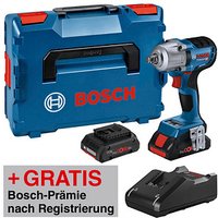 AKTION: BOSCH Professional GDS 18V-450 HC Akku-Drehschlagschrauber-Set 18,0 V, mit 2 Akkus mit Prämie nach Registrierung von Bosch Professional