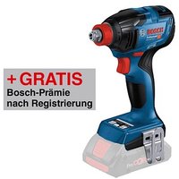 AKTION: BOSCH Professional GDX 18V-210 C Akku-Schlagschrauber 18,0 V, ohne Akku mit Prämie nach Registrierung von Bosch Professional