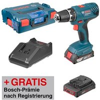 AKTION: BOSCH Professional GSR 18V-21 Professional Akku-Bohrschrauber-Set 18,0 V, mit 2 Akkus mit Prämie nach Registrierung von Bosch Professional