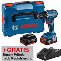 AKTION: BOSCH Professional GSR 18V-45 Akku-Bohrschrauber-Set 18,0 V, mit 2 Akkus mit Prämie nach Registrierung von Bosch Professional